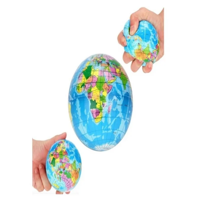 BUĞZ Stres Topu Dünya Haritalı - Battal Boy