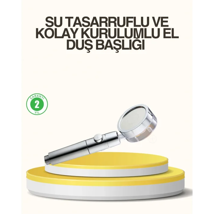 BUĞZ Su Basıncını Artıran Sızdırmaz Duş Başlığı