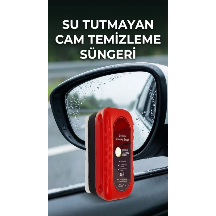 BUĞZ Su Geçirmez Araç Camı Temizleme Süngeri Kolay Kullanım