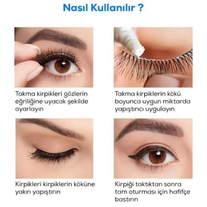 BUĞZ Su Geçirmez Kirpik Yapıştırıcısı Glue Siyah Renk