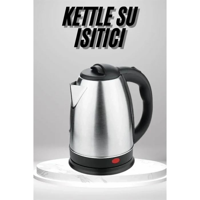 BUĞZ Su Isıtıcı 220 - 240 V Paslanmaz Çelik Kettle Uzun Ömürlü 2000 Watt