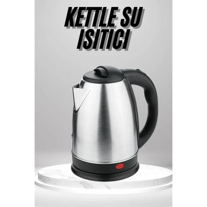 BUĞZ Su Isıtıcı 220 - 240 V Paslanmaz Çelik Kettle Uzun Ömürlü 2000 Watt - BUĞZ