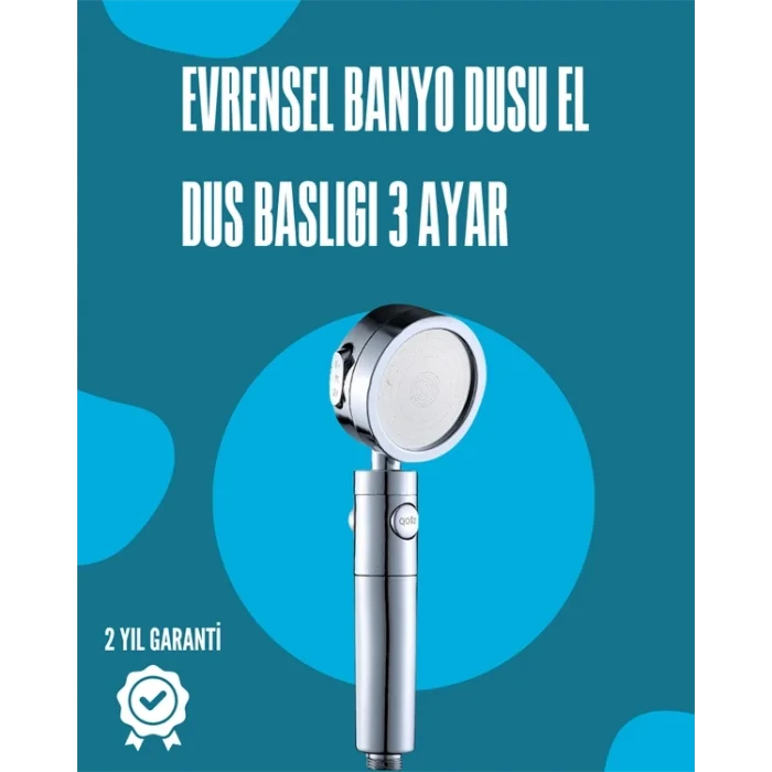 BUĞZ Su Tasarruflu ve Kolay Kurulumlu El Duş Başlığı – Yüksek Performans