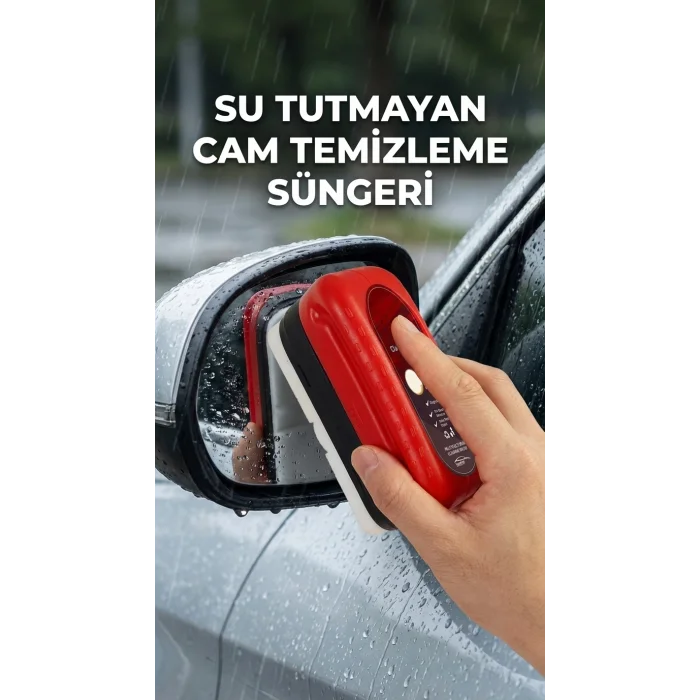 BUĞZ Su Tutmayan Araç Camı Temizleme Süngeri 2li Paket