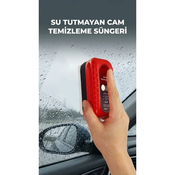 BUĞZ Su Tutmayan Araç Camı Temizleme Süngeri - Güvenli ve Kolay Kullanım