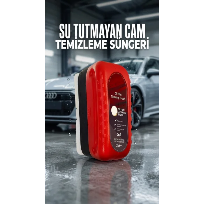 BUĞZ Su Tutmayan Araç Camı Temizleme Süngeri, Pratik Kullanım