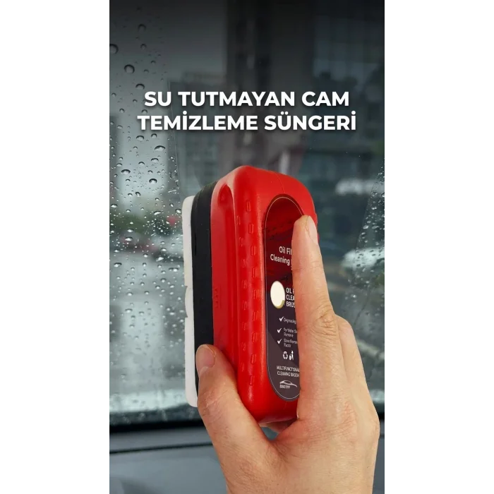 BUĞZ Su Tutmayan Araç Camı Temizleme Süngeri Uzun Ömürlü Kullanım