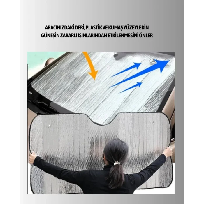  Sünger İzolasyonlu Katlanabilir Güneşlik