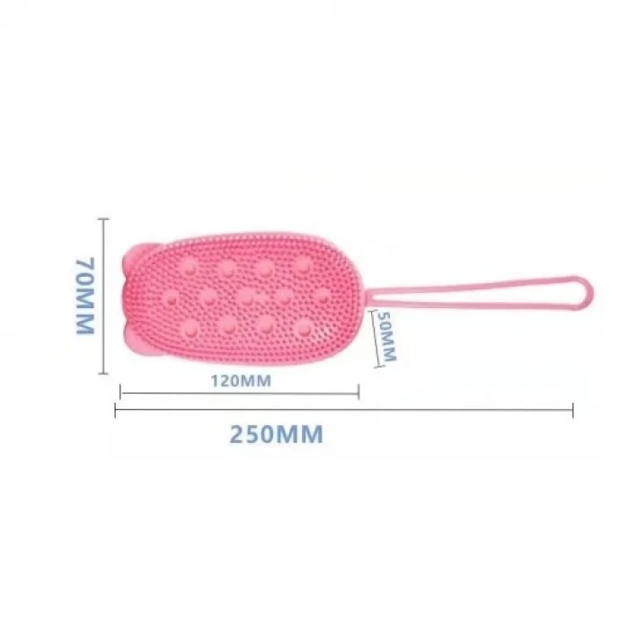 BUĞZ Süngerli Silikon Banyo Kesesi