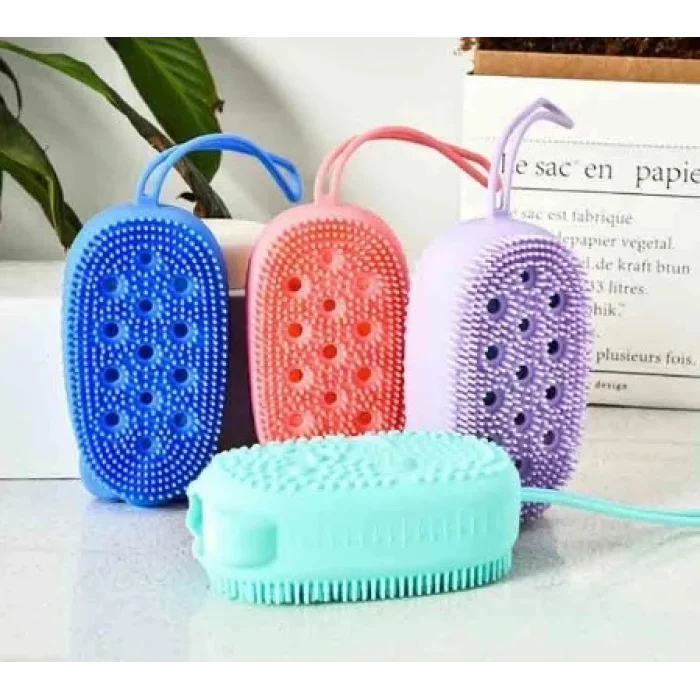 BUĞZ Süngerli Silikon Banyo Kesesi