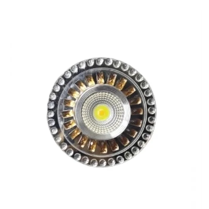 BUĞZ SUNLED 8005 Cam Spot Kasası 5W Beyaz Işık Led Çerçeveli Günışığı - Priz ve Anahtar İçin Uyumlu Çerçeve