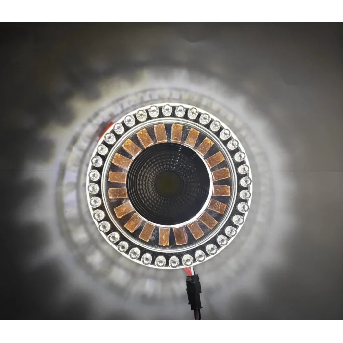  SUNLED 8005 Cam Spot Kasası 5W Beyaz Işık Led Çerçeveli Günışığı - Priz ve Anahtar İçin Uyumlu Çerçeve