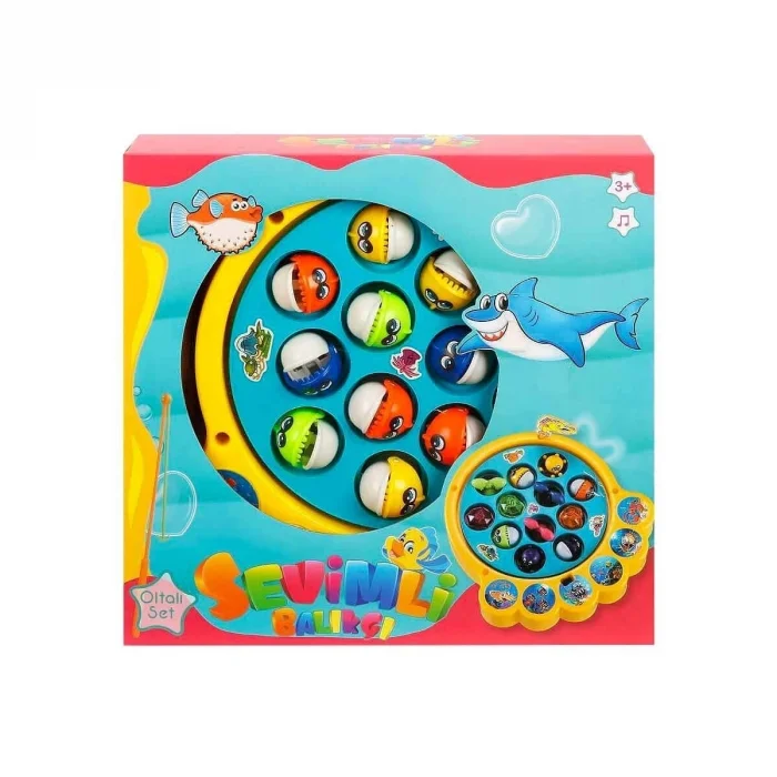 BUĞZ Sunman Hareketli ve Sesli Balık Tutma Oyun Seti