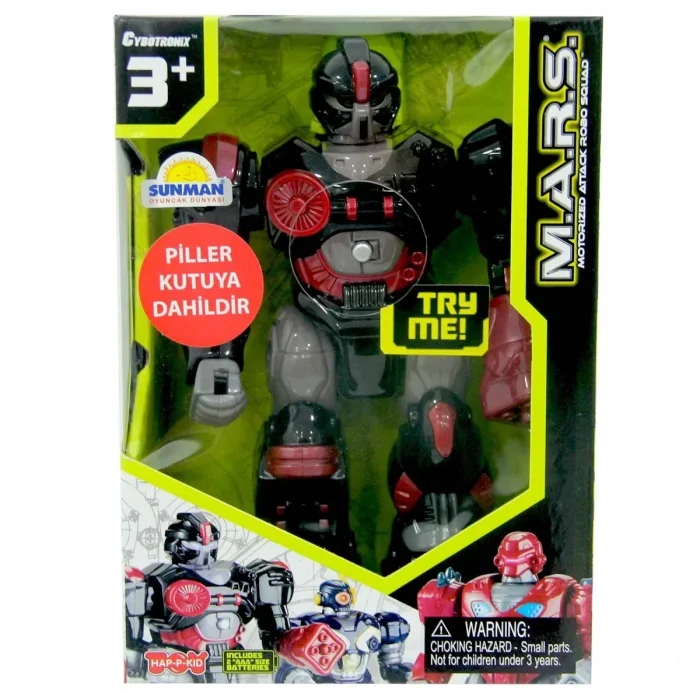  Sunman M.A.R.S. Işıklı Yürüyen Robot - S00005767 - 1 Adet Stokta Olan Gönderilir