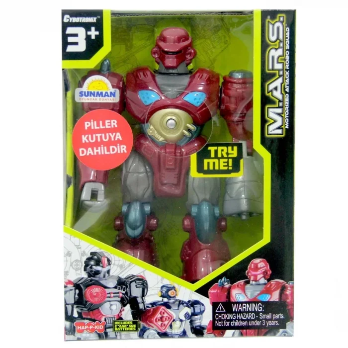  Sunman M.A.R.S. Işıklı Yürüyen Robot - S00005767 - 1 Adet Stokta Olan Gönderilir