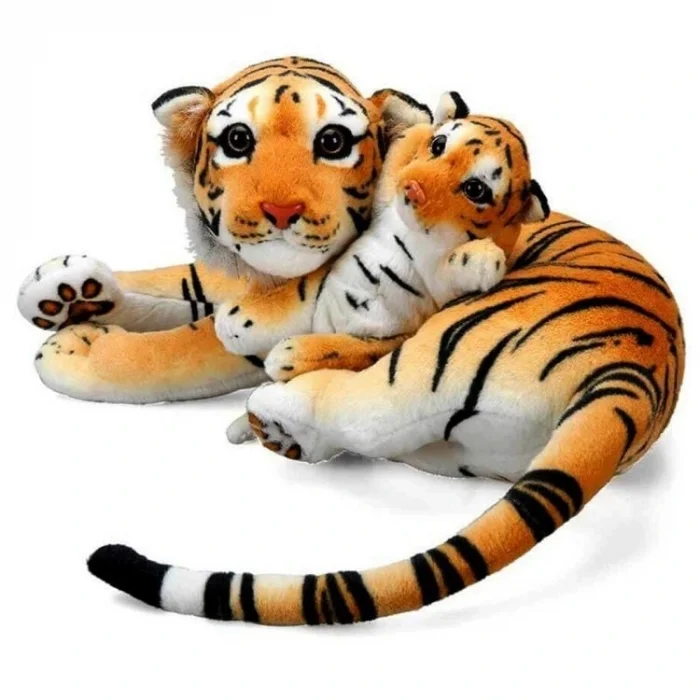 BUĞZ Sunman Peluş Kaplan Anne Ve Yavrusu