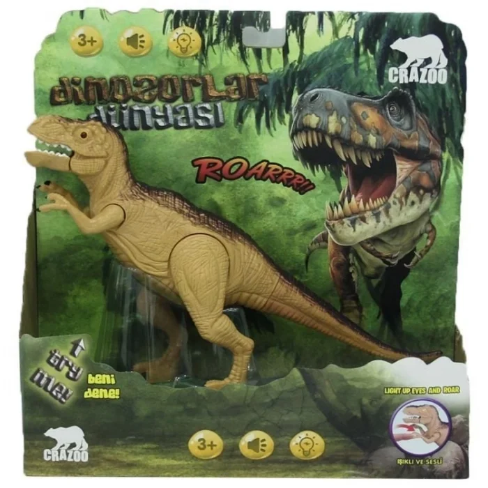  Sunman Sesli Işıklı Dinazor Figürü