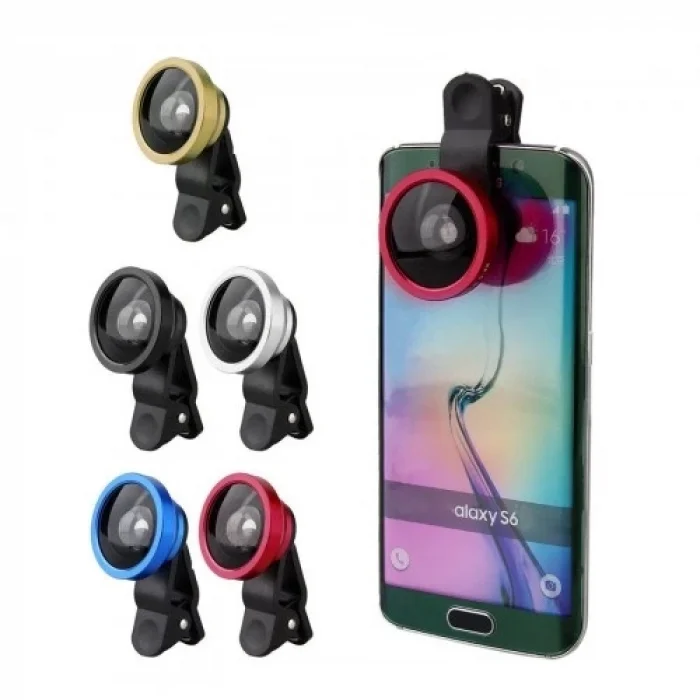 BUĞZ Süper Geniş Açı Özçekim Kamera Lens Iphone 5/5 S/6/6 Artı Samsung Galaxy Not 3, 5 - BUĞZ