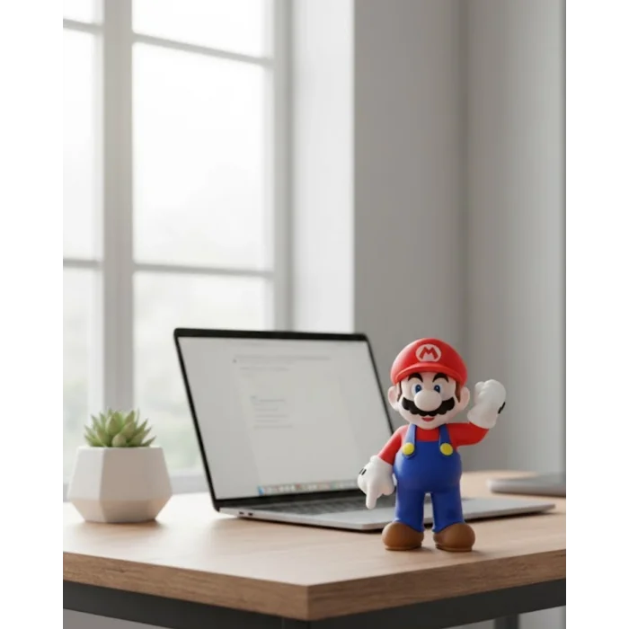 BUĞZ Süper Mario Dekor Figür Şık ve Eğlenceli Oyun Temalı Biblo