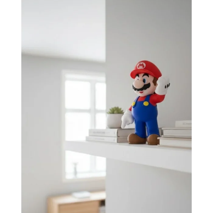 BUĞZ Süper Mario Figür Biblo Dekoratif Oyun Temalı Masa Süsü