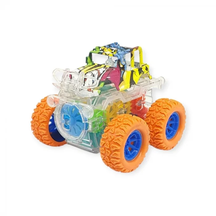 BUĞZ Sürtmeli Işıklı Off-Road Aracı  - 7310 - Turuncu (Lisinya)