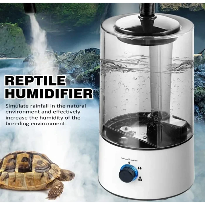 BUĞZ Sürüngen Teraryumu Nemlendirici Sis Makinesi - Ultrasonik Otomatik Buhar Üretici | Bukalemun, İguana, Gecko İçin ( BUĞZ )