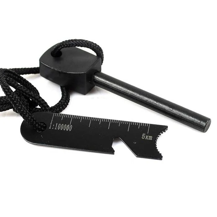 BUĞZ Survive Magnezyum Çubuğu Ateş Başlatıcı Çakmak Taşı