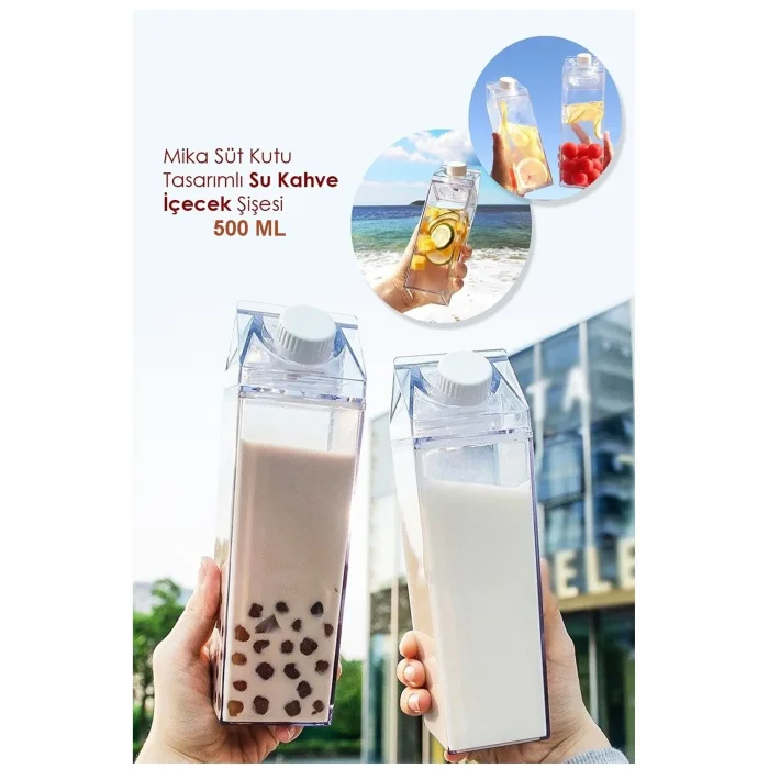BUĞZ Süt Kutusu Tasarımlı İçecek Şişesi