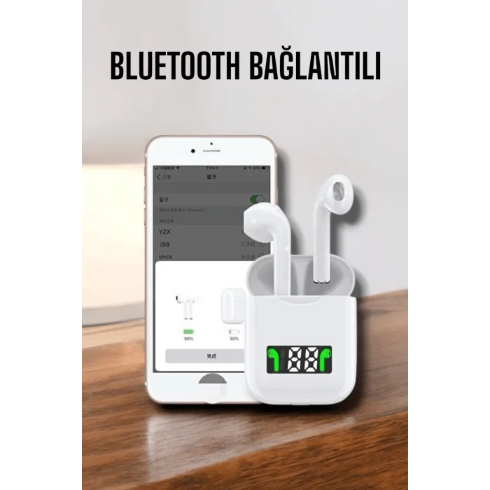  Suya Dayanıklı, Android ve iOS Uyumlu Bluetooth 5.0 Kulaklık