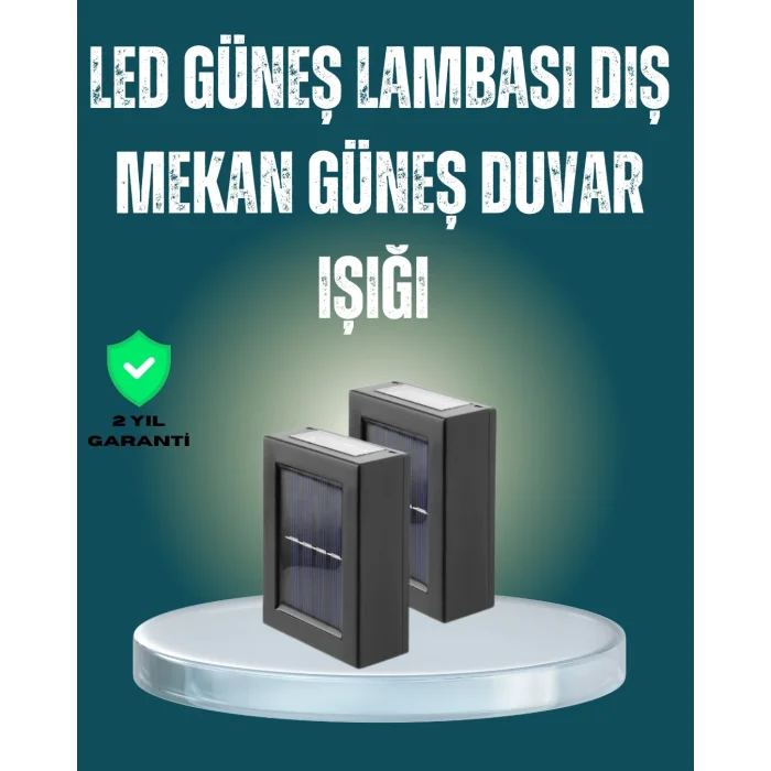 BUĞZ Suya Dayanıklı Güneş Enerjili Bahçe Lambası