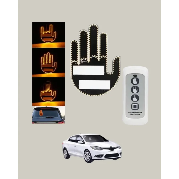  Suya Dayanıklı LED El Park Uyarı Cihazı Uzaktan Kumandalı 2025