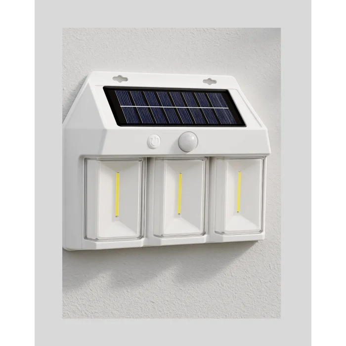 BUĞZ Suya Dayanıklı Solar Duvar Lambası – Akıllı Gece Sensörlü Işık - Lisinya