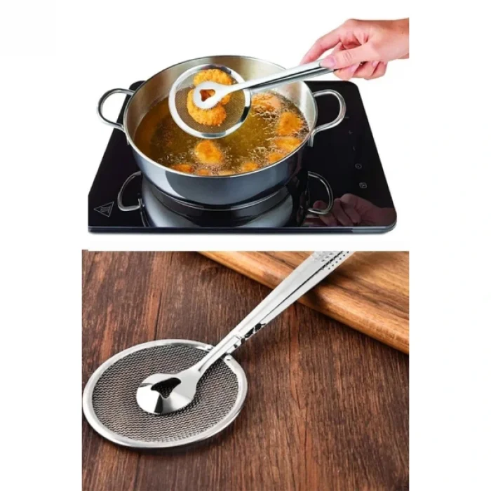 BUĞZ Süzgeçli Kevgirli Haşlama Kızartma Maşası