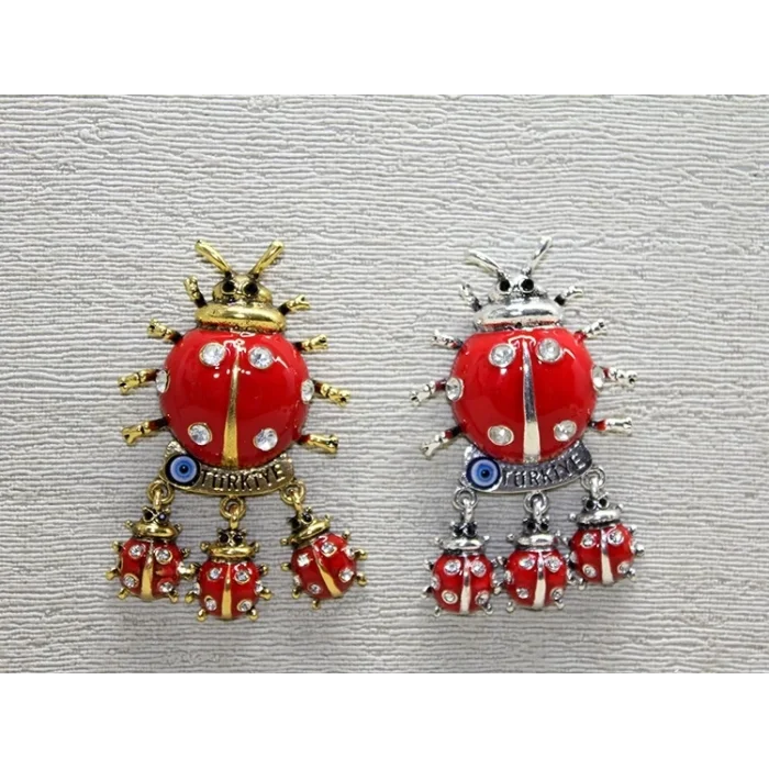 BUĞZ Swaroski Uğur Böceği Magnet Alk3856