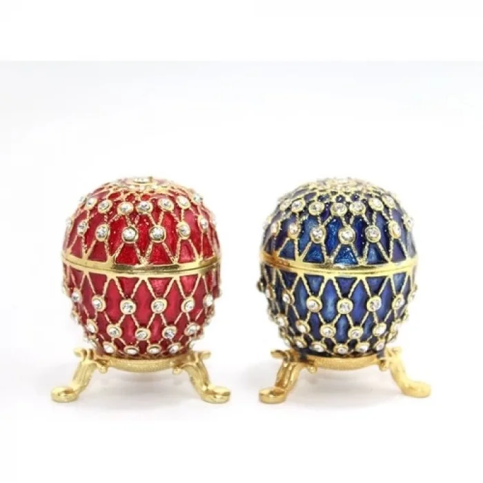  Swarovski Taşlı Tekli Yumurta Model 1