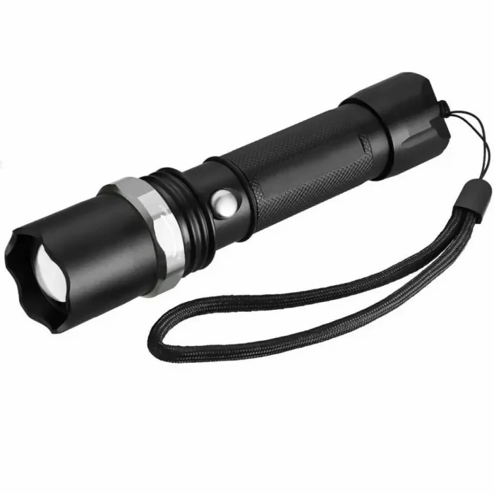 BUĞZ Swat Profesyonel Şarjlı El Feneri Ledli+flashlight+zoom Özellikli 6 Parça Full Set