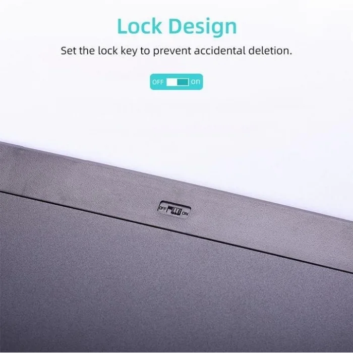 BUĞZ T12 Mavi Writing Tablet Lcd 12 Inç Dijital Kalemli Çizim Yazı Tahtası