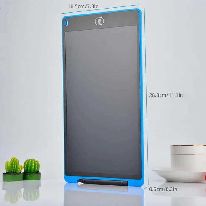 BUĞZ T12 Mavi Writing Tablet Lcd 12 Inç Dijital Kalemli Çizim Yazı Tahtası