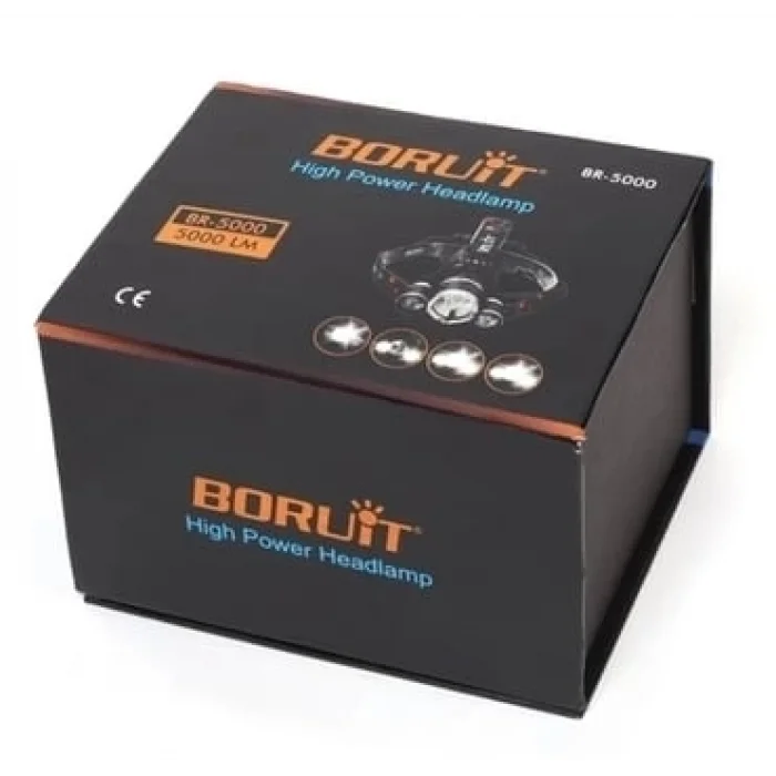 BUĞZ T6 Kafa Feneri 5000 Lumens 3xcree Xm-t6+2r5 Lamba Led Kamp Lambası