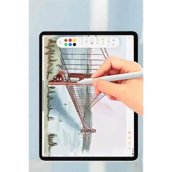 BUĞZ Tablet Kalemi iOS Android Windows Uyumlu Yedek Uçlu Universal Çizim Kalemi