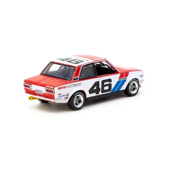 BUĞZ Tarmac Works 1/64 BRE Datsun 510 Trans-Am 2.5 Championship 1971 #46 - USA Special Edition