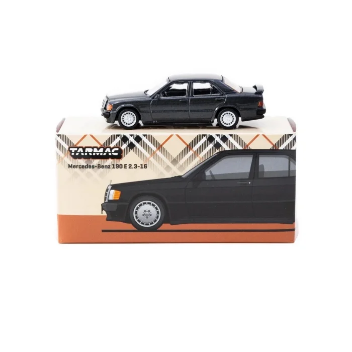 BUĞZ Tarmac Works 1/64 Mercedes-Benz 190 E 2.3-16 Blue-Black metallic