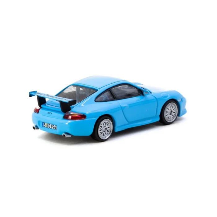 BUĞZ Tarmac Works 1/64 Porsche 911 GT3 (type 996) Light Blue