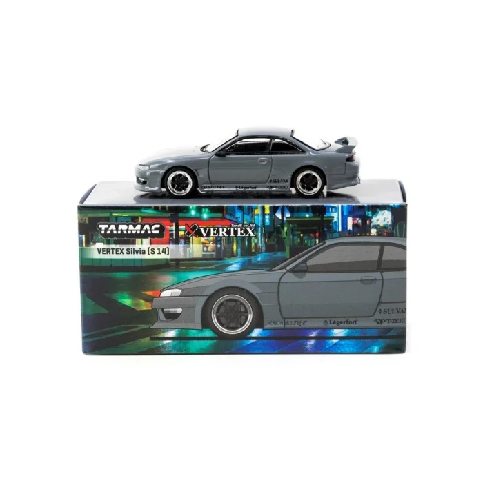 BUĞZ Tarmac Works 1/64 VERTEX Silvia (S 14) Grey
