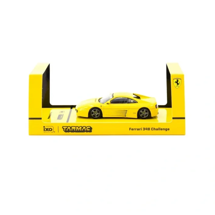 BUĞZ Tarmac Works X iXO Models 1/64 Ferrari 348 Challenge Yellow