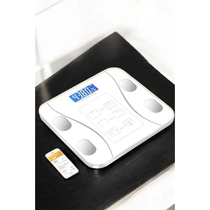 BUĞZ Tartı Baskül Dijital Elektronik Tartı Vücut Analiz Wifi Akıllı Yağ Ölçer