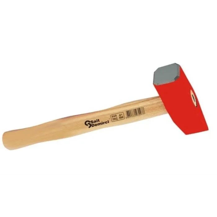 BUĞZ Taşçı Keski Çekiç 1000 Gr - Boyalı, Ahşap Saplı