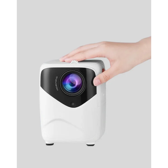 BUĞZ Taşınabilir Akıllı 1080P Projektör – 64GB Hafıza, 2GB RAM, Full HD Görüntü, Kumandalı - Lisinya