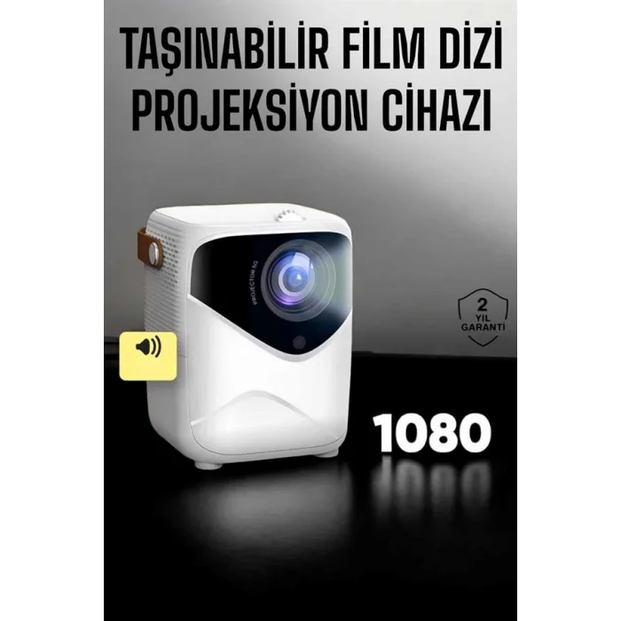 BUĞZ Taşınabilir Android Projeksiyon Wifi Destekli 4K Multimedia Tabanlı Ev Ve Ofis Tipi - BUĞZ