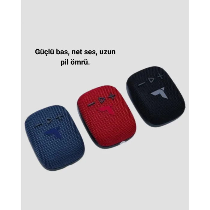 BUĞZ Taşınabilir Bluetooth Hoparlör 800mAh Uzun Pil Ömrü - BUĞZ